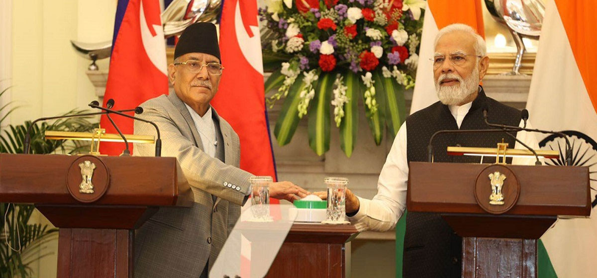 PM Dahal to leave for India on Sunday to attend Modi's swearing-in ceremony