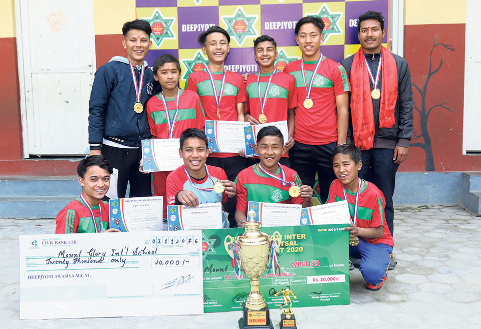Mount Glory wins Deep Jyoti Inter-school title