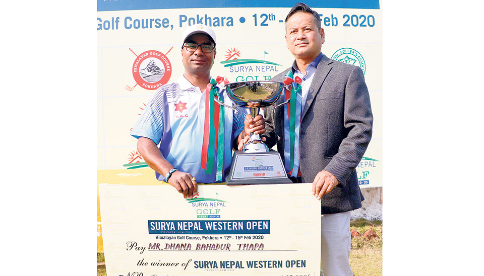 Dhana wins Surya Nepal Western Open