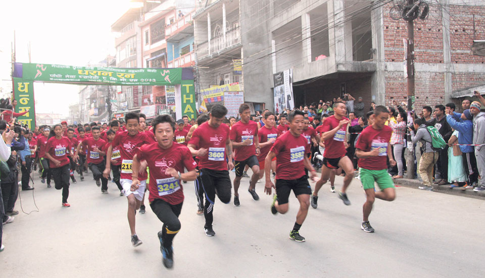 Dharan runs for charity and healthy-living