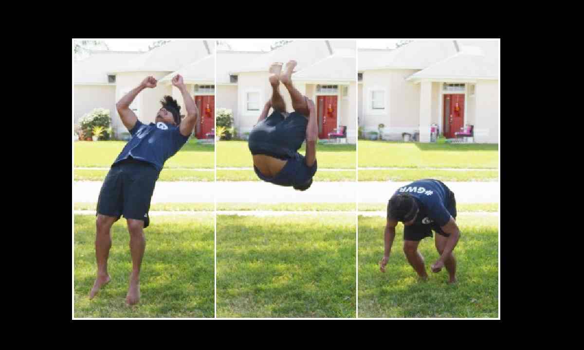 Dinesh Sunar achieves Guinness World Record for most blindfolded standing backwards somersaults in one minute