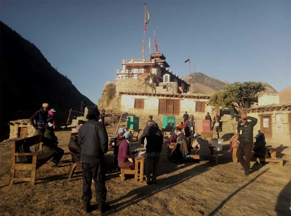 Polling begins in 52 polling centers out of 66 in Dolpa