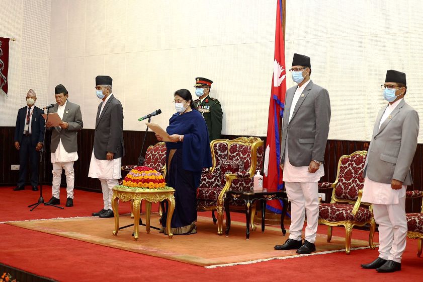 New Foreign Minister Khadka sworn in amid reservation of NC’s Paudel faction