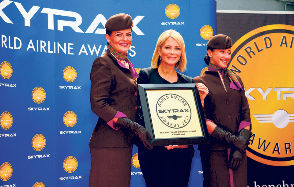 Etihad Airways wins three awards