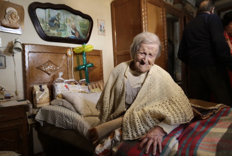 Italy's Emma Morano, the world's oldest person, dies at 117