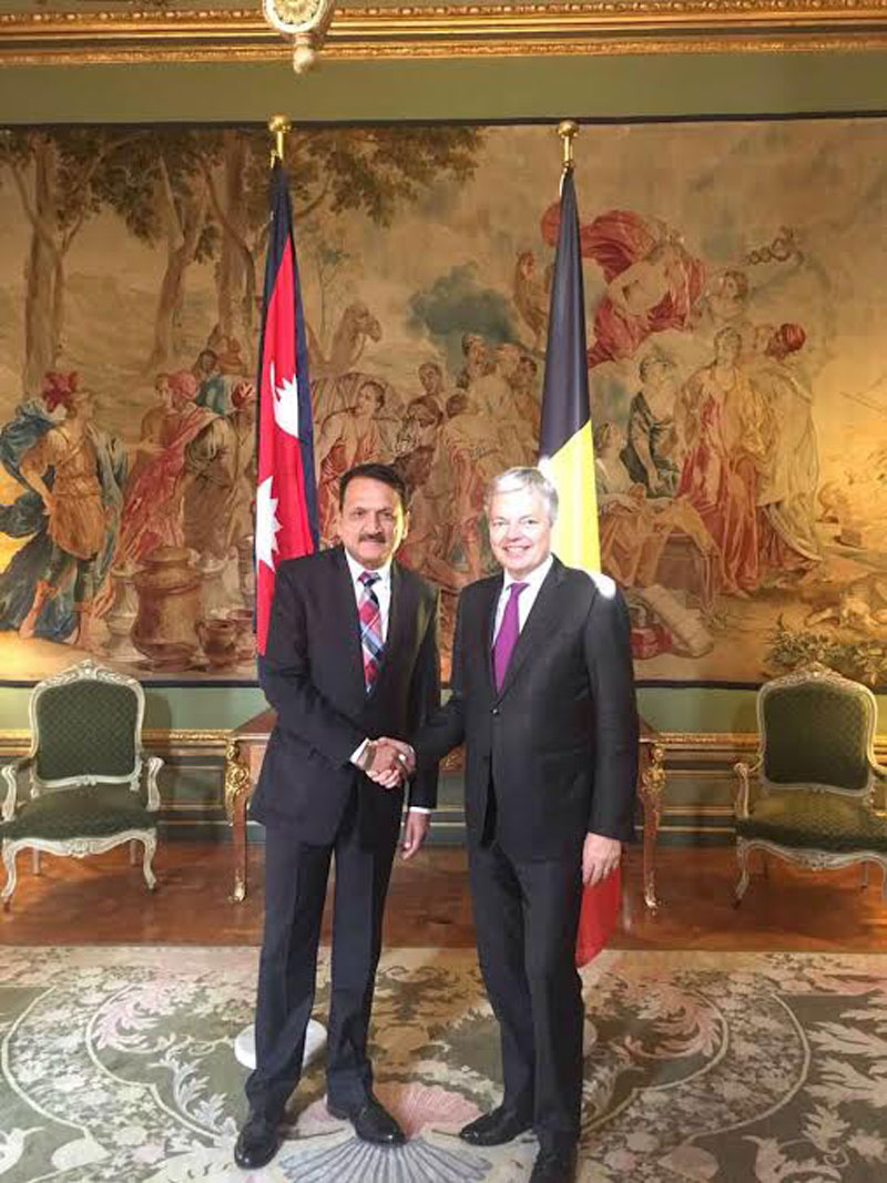 Nepal, Belgium agree to form bilateral mechanism, parliamentary friendship groups