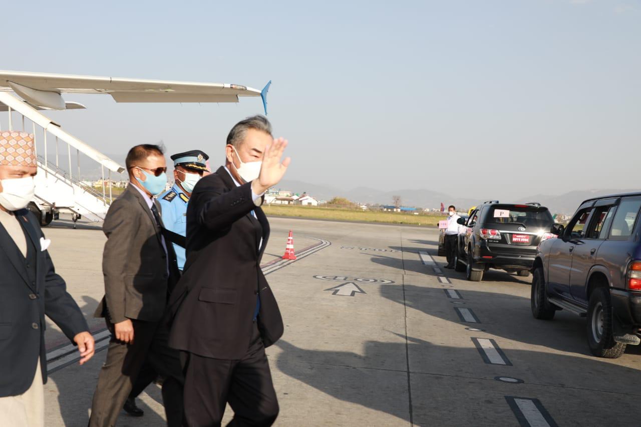 Chinese Foreign Minister Wang Yi on Shivapuri hike today