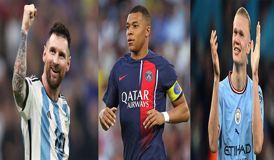 Messi, Mbappé or Haaland to be FIFA best player in 2023. Women’s best is Bonmatí, Hermoso or Caicedo