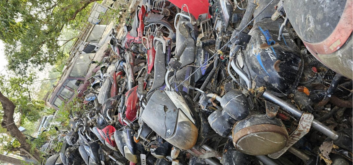 Vehicles worth millions dumped in the junkyard of Gaur Customs