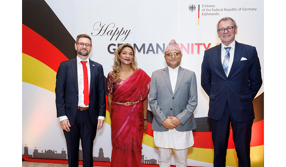 German embassy commemorates German Unity Day, 65th anniversary of the diplomatic relations with Nepal