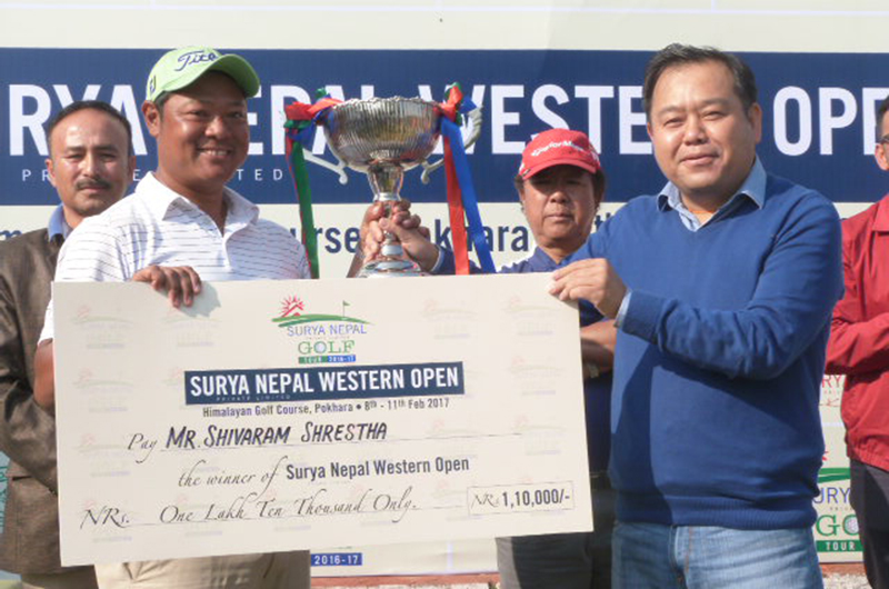Shrestha wins Western Open Golf