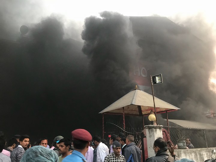Massive fire at Sundhara-based Gulab Sweet Shop