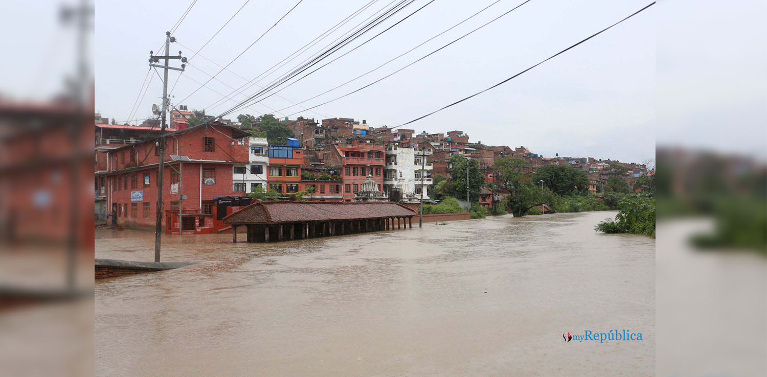 IN PICS: Areas along Hanumante River inundated following incessant rainfall