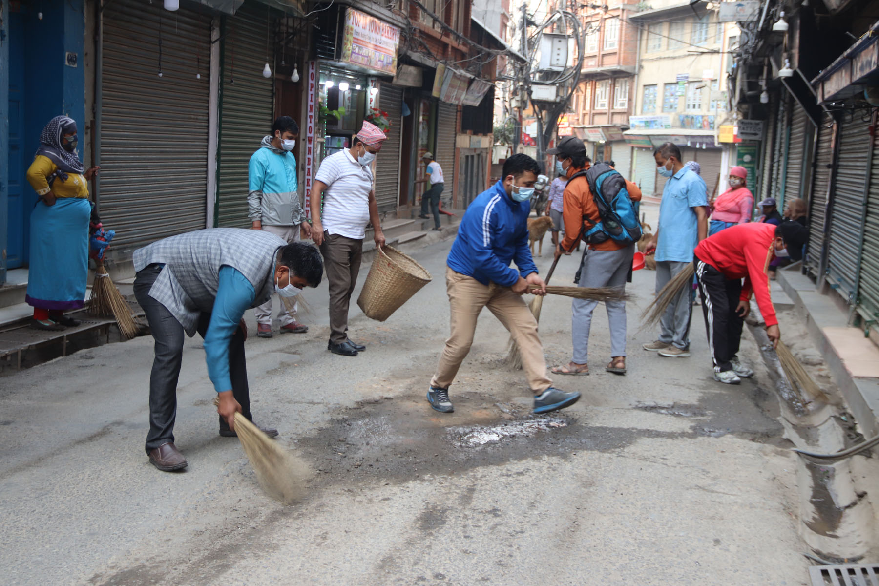 Landlords and business entrepreneurs launch clean-up drive in Thamel
