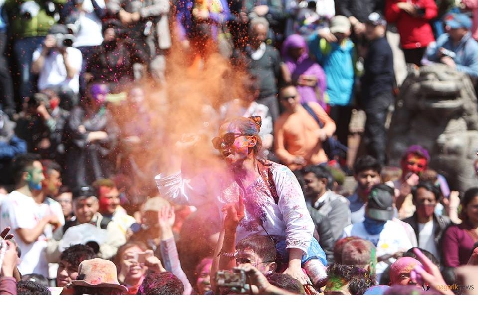 Holi, festival of colors being observed today