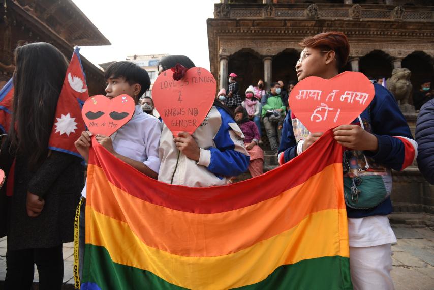 LGBTQI group observes Valentine’s Day (in Photos)