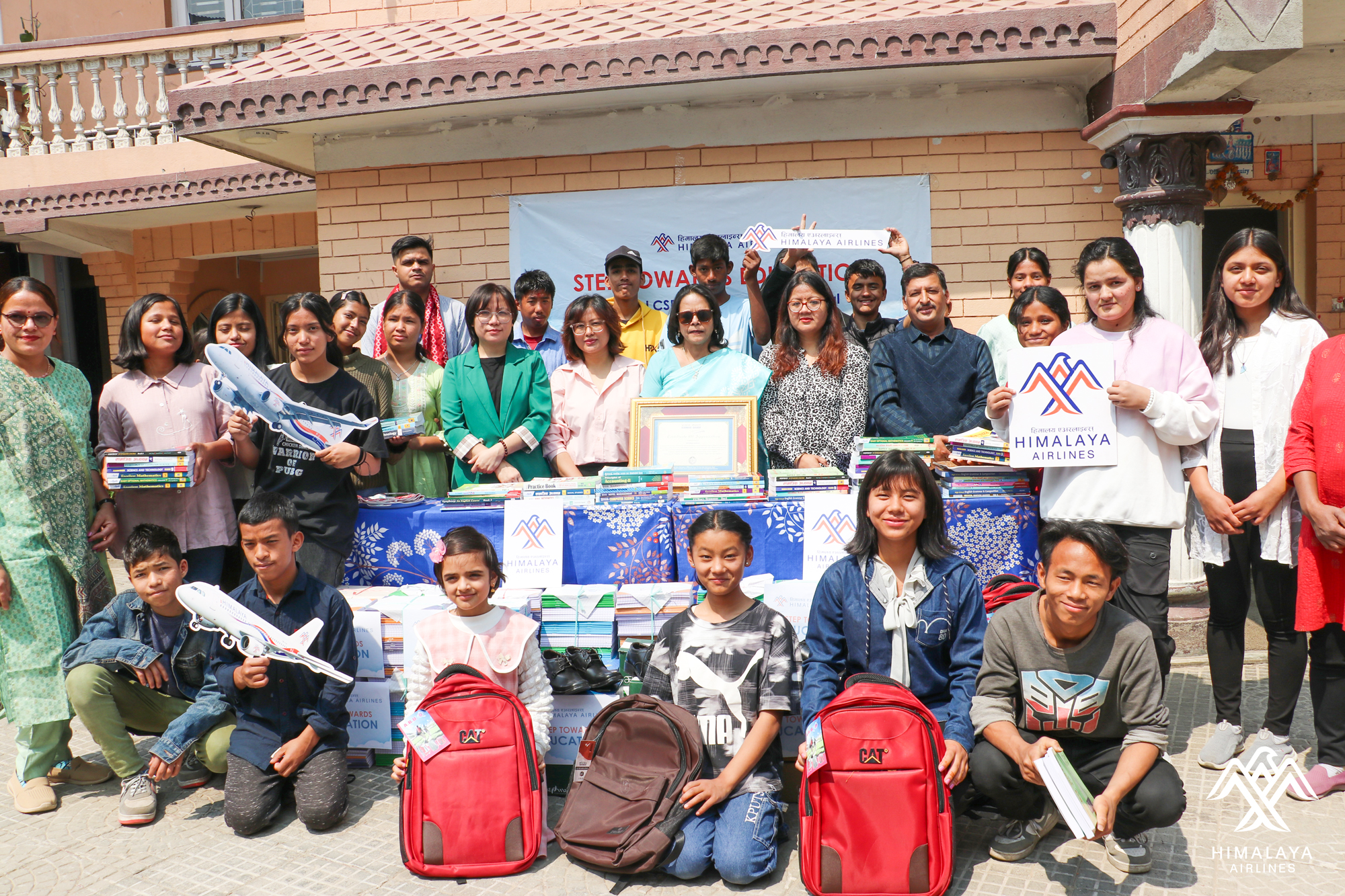 Himalaya Airlines conducts annual "Step Towards Education" campaign