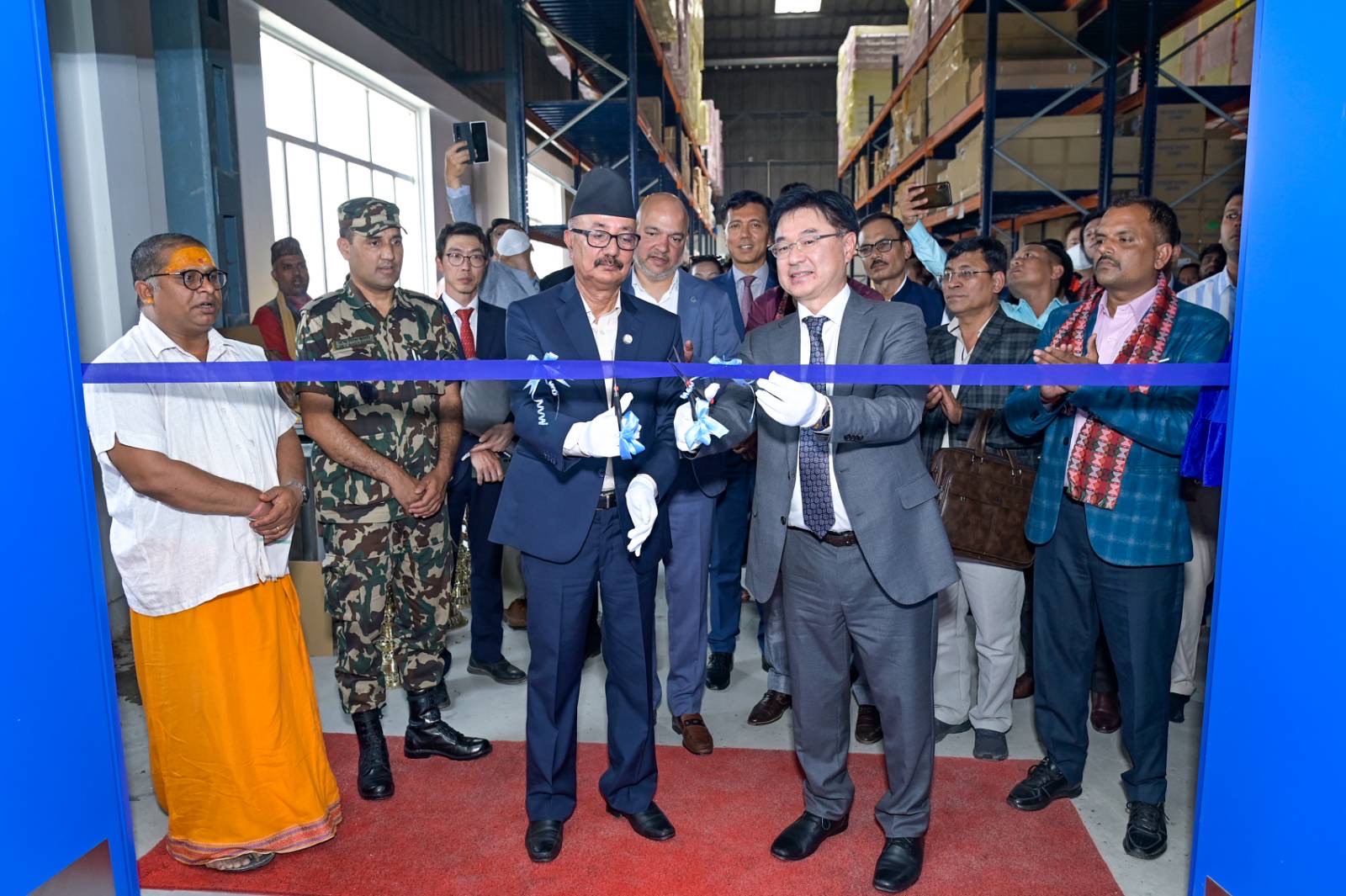 Samsung inaugurates Landmark Television factory in Nawalparasi