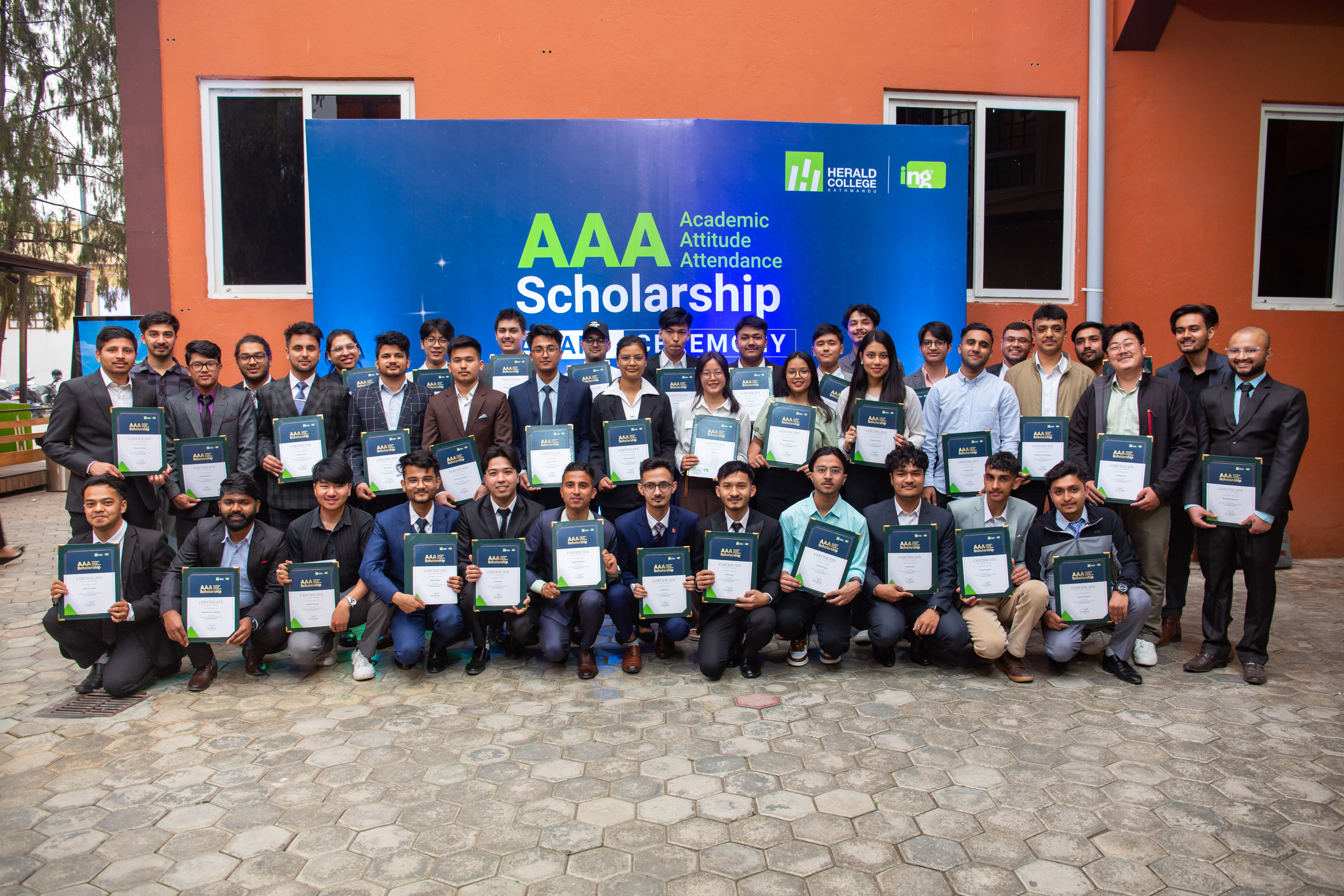 Herald College Kathmandu honors 89 Students with Rs 15 million in AAA Scholarship Award Ceremony 2024