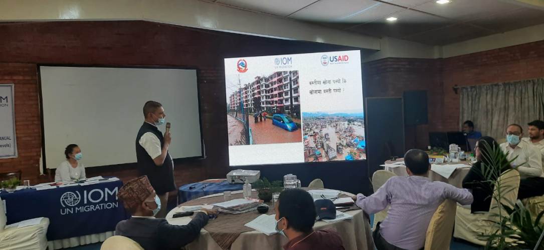 IOM plans to train all 753 local level officials in Nepal on disaster risk reduction, management