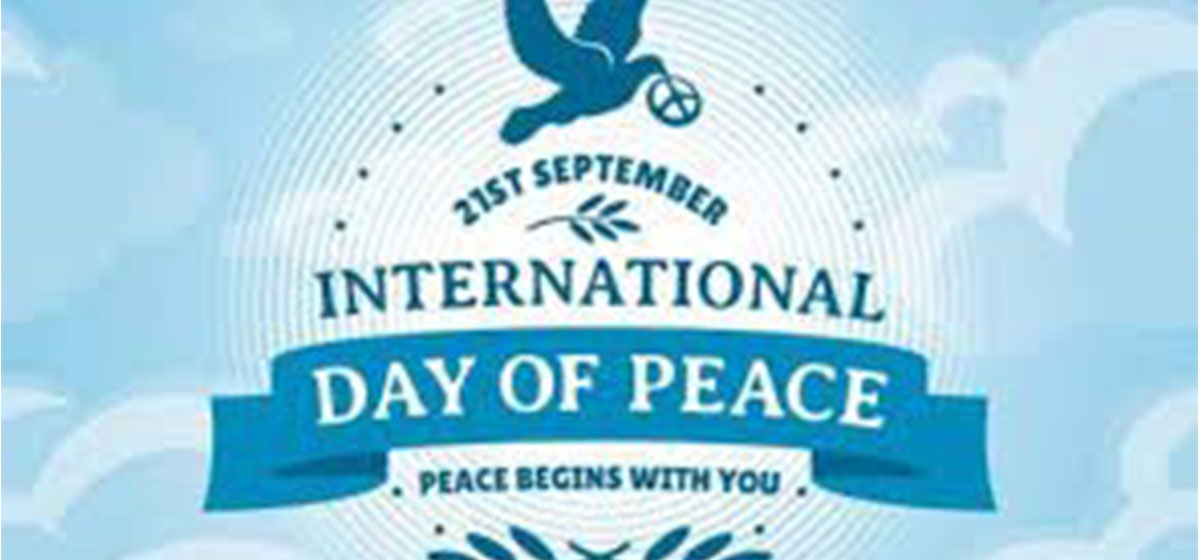 Int’l Day of Peace being observed today