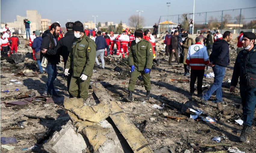 Iran probe says Ukrainian jet was on fire before crash