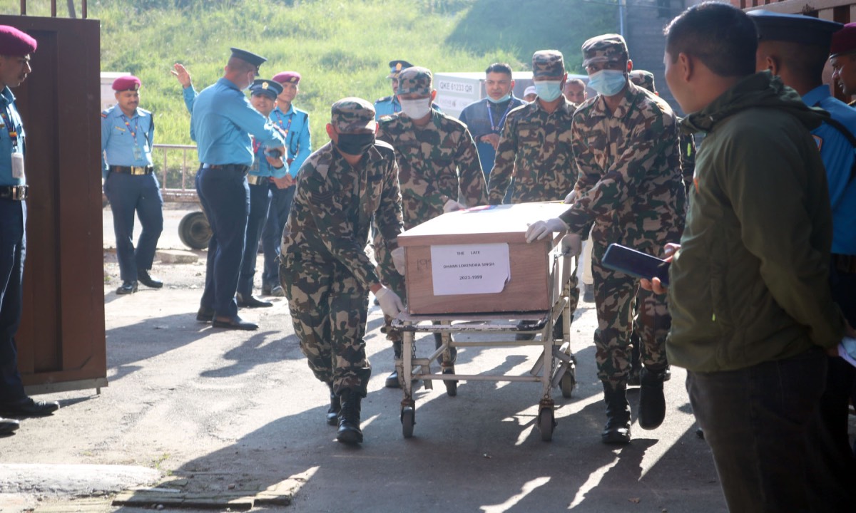 When a family's breadwinner returns home in a coffin amidst Dashain festivities…