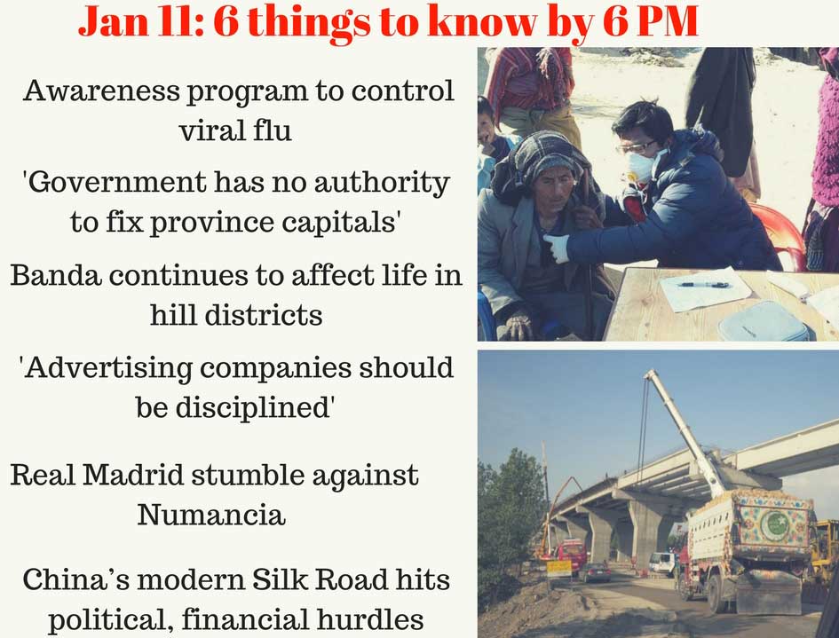 Jan 11: 6 things to know by 6 PM