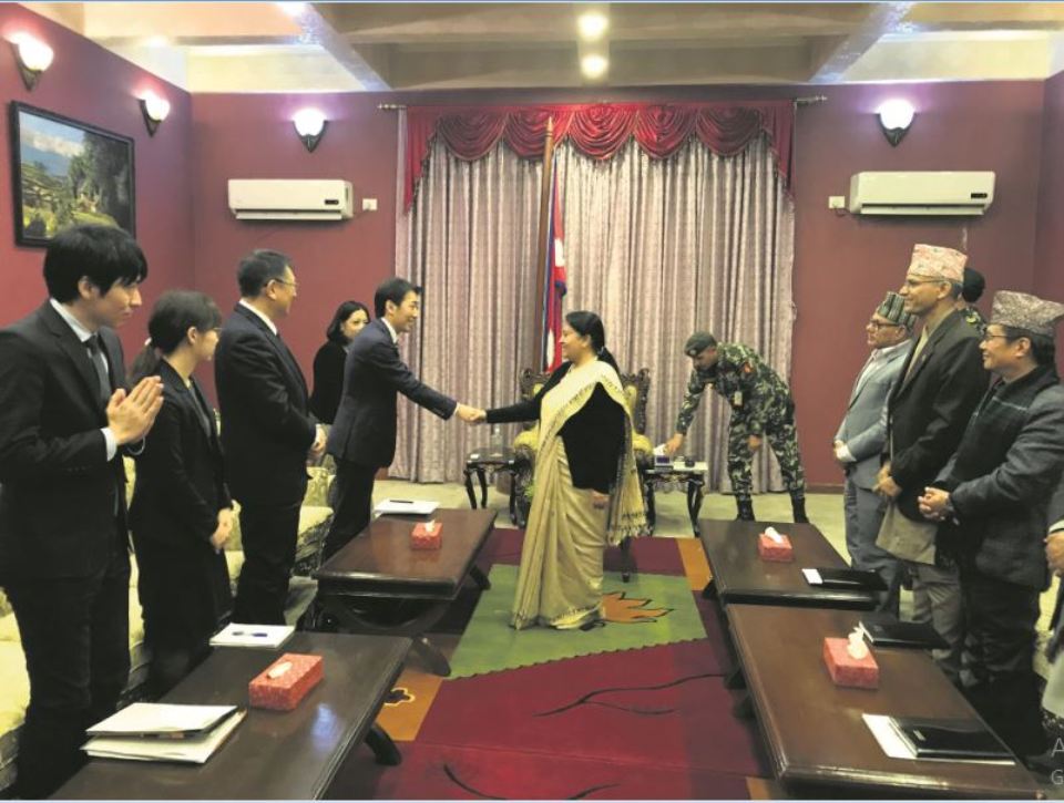 Japanese vice minister for foreign affairs in Nepal on two-day official visit