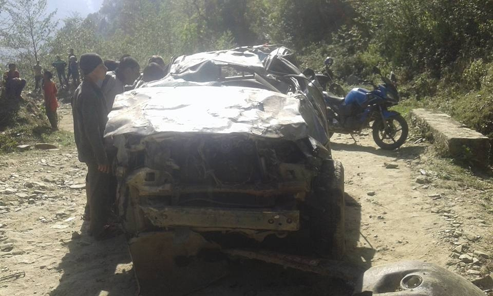 1 among those  injured in  Dolakha road mishap passes away (update)
