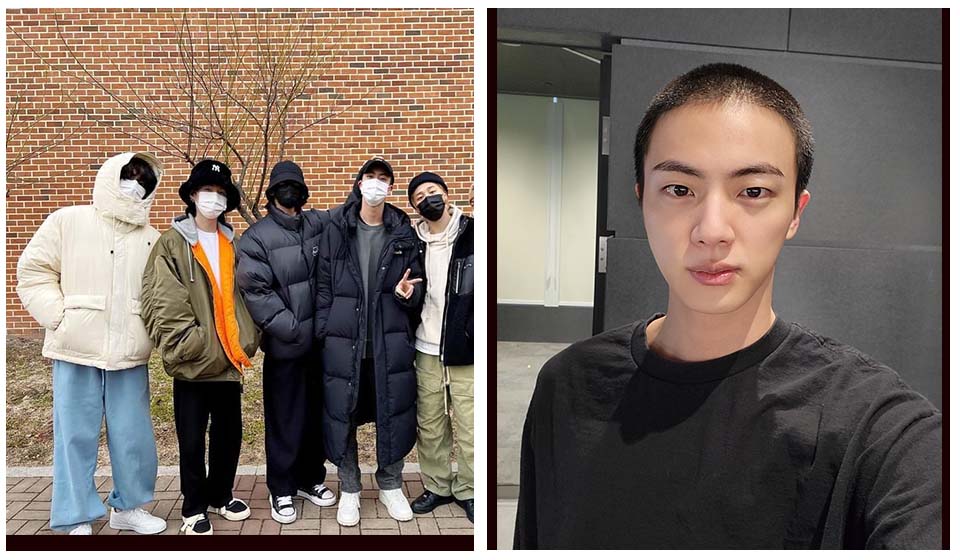 BTS' Jin gets new, shorter haircut in preparation for mandatory