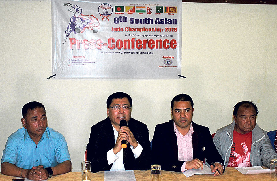 8th South Asian Judo Championship from April 21