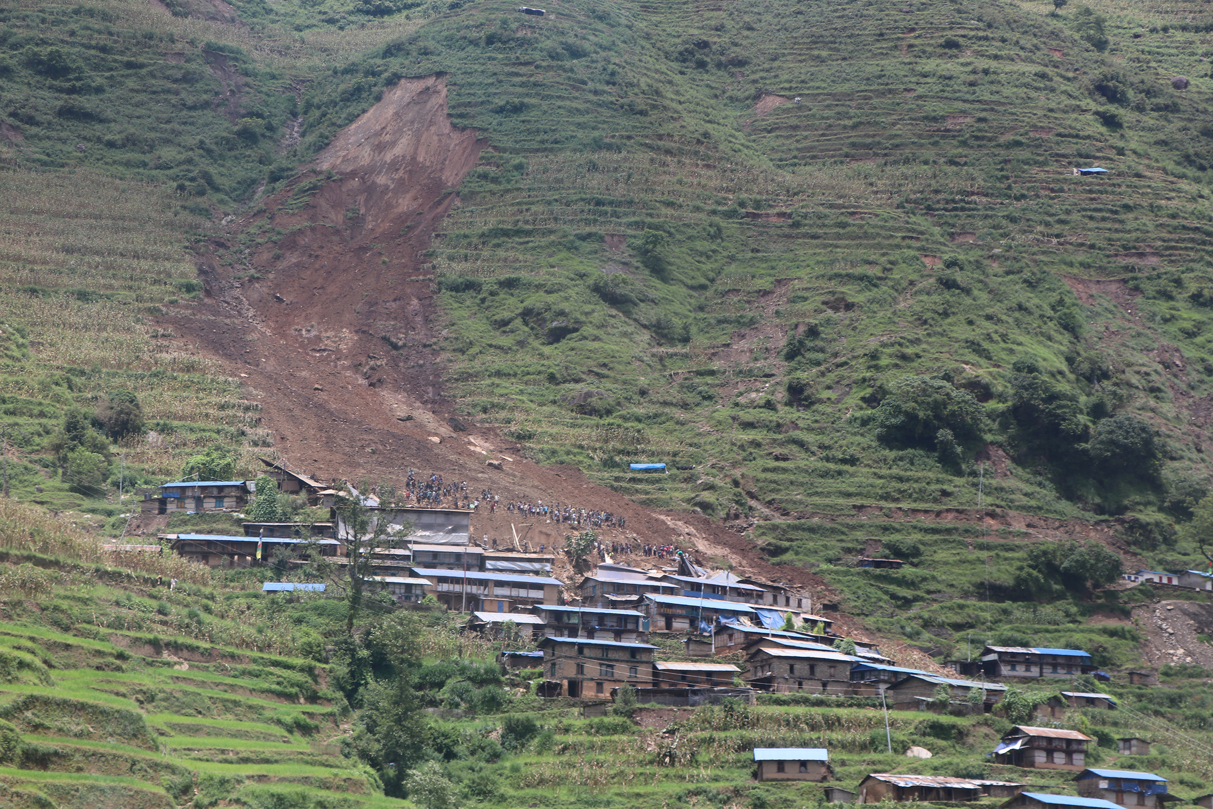 Two killed as landslide buries house in Gorkha