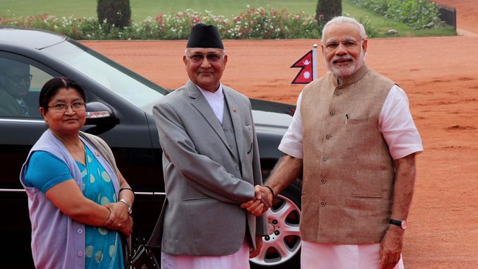 Oli extends verbal invitation to Indian PM Modi to visit Nepal
