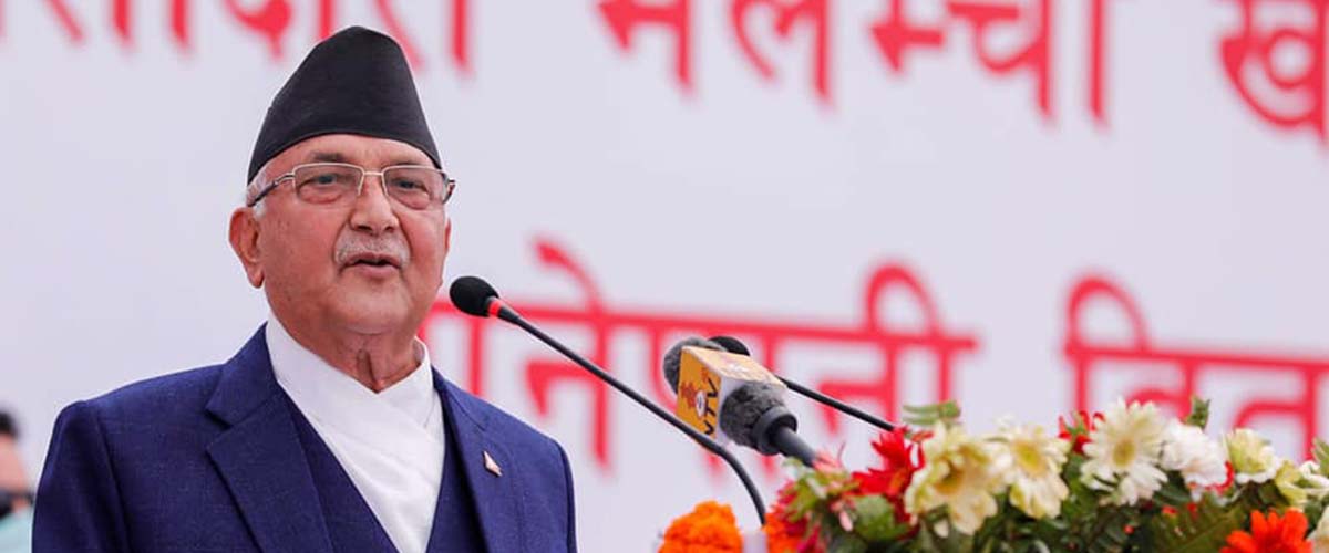 PM Oli announces to bring water from Yangri and Larke Rivers in Kathmandu Valley by 2024