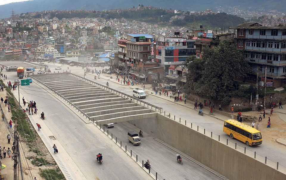 Despite a CIAA investigation underway, construction process of Kalanki-Balkhu road moves forward