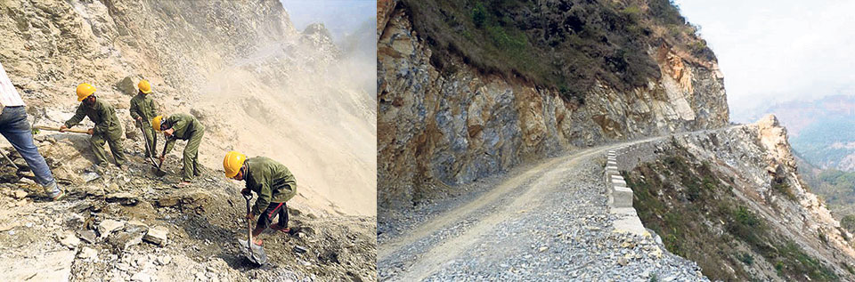 Chhusang-Chaile road section under Kaligandaki corridor upgraded