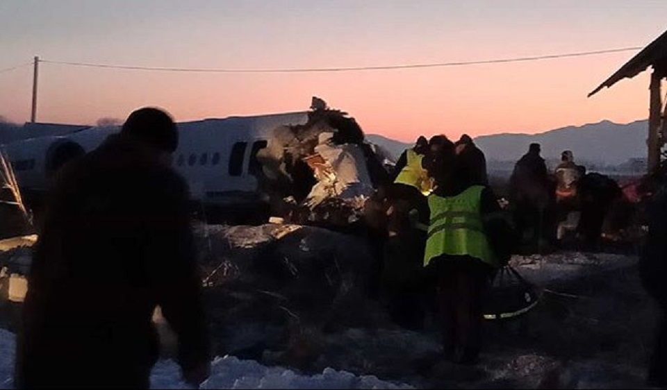 Passenger plane crashes in Kazakhstan killing at least 9