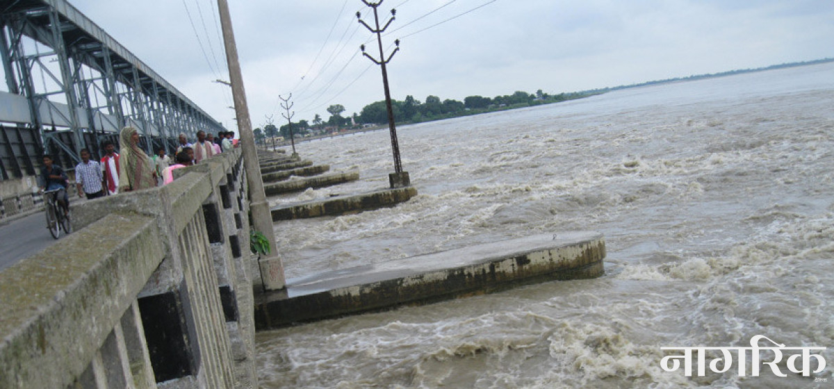 Red alert issued to mark danger as water level of Saptakoshi River rises