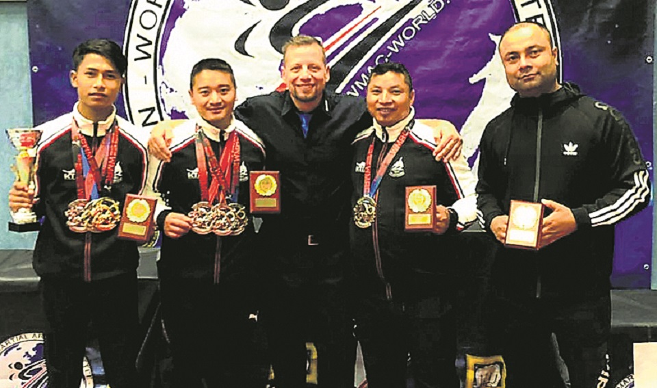 Nepali Kung fu players bag 7 medals at WMAC World Cup Bregenz Open