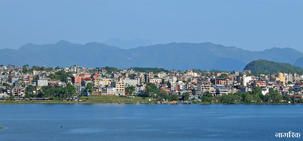 Lakeside, Pokhara’s tourist business hub, is a silent town now