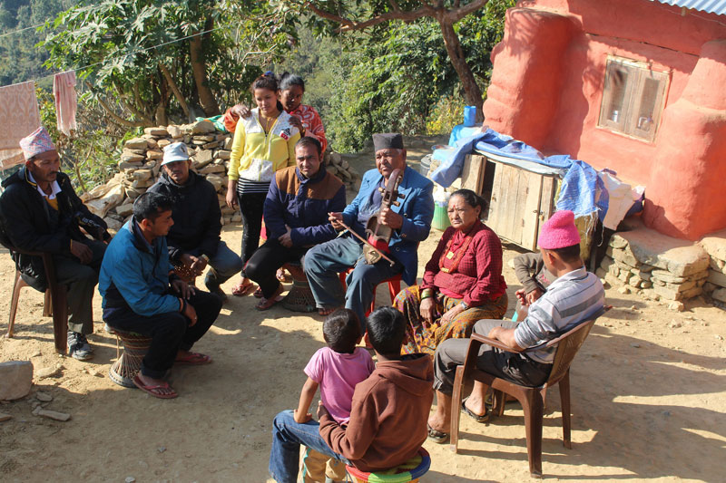 Relentless Gandharba, 71, supporting nine-member family playing sarangi