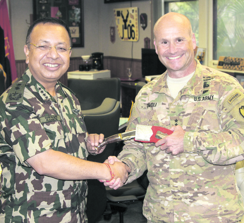 CoAS Chhetri holds meetings with senior US Army officials