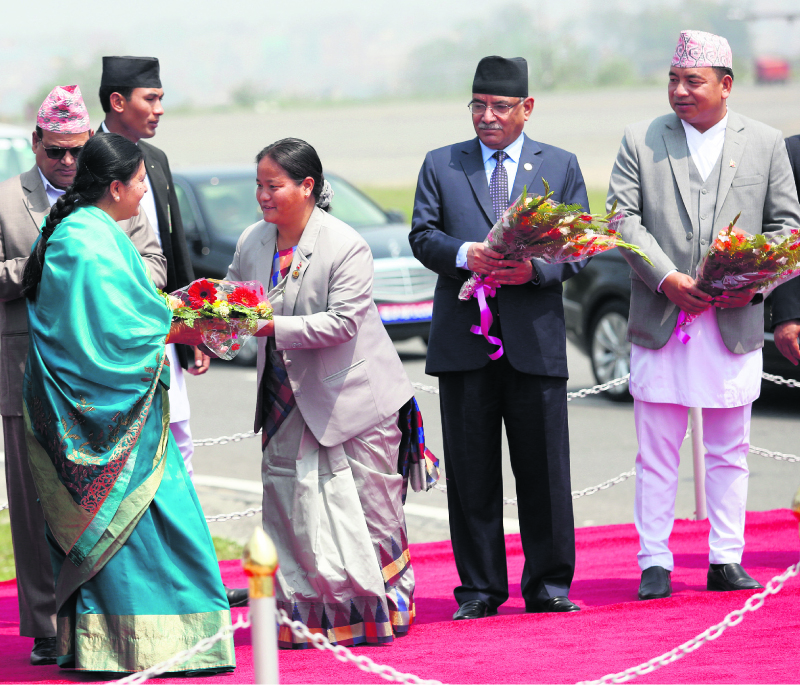 President in New Delhi for five-day state visit