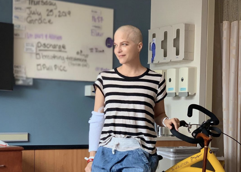 Selma Blair flaunts shaved head after being discharged from multiple sclerosis treatment