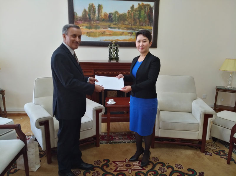 Ambassador Paudyal meets Mongolian ministers