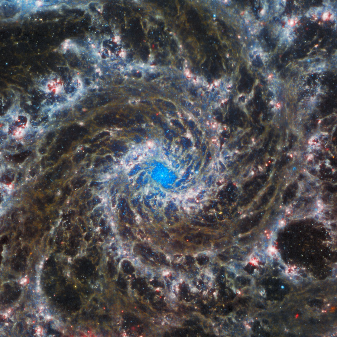 NASA’s Webb Telescope captures ‘Phantom Galaxy’ in unprecedented detail