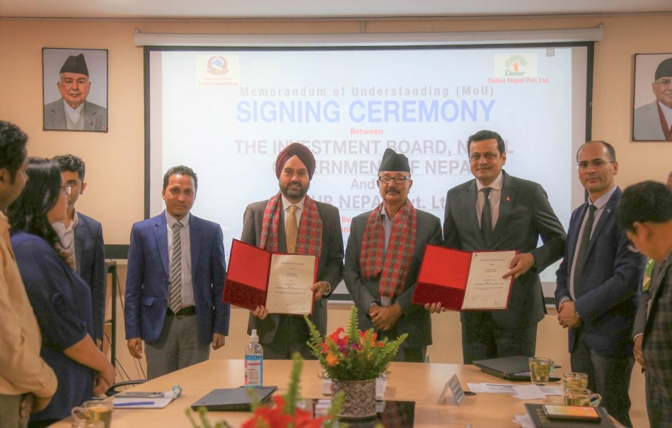 IBN signs an agreement with Dabur Nepal to allow it to inject additional investment of Rs 9.68 billion