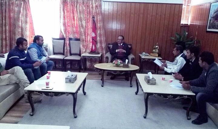 Madhesi students urge PM Dahal to halt FSU polls
