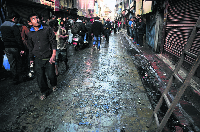Banning street vendors helped to timely control fire on time